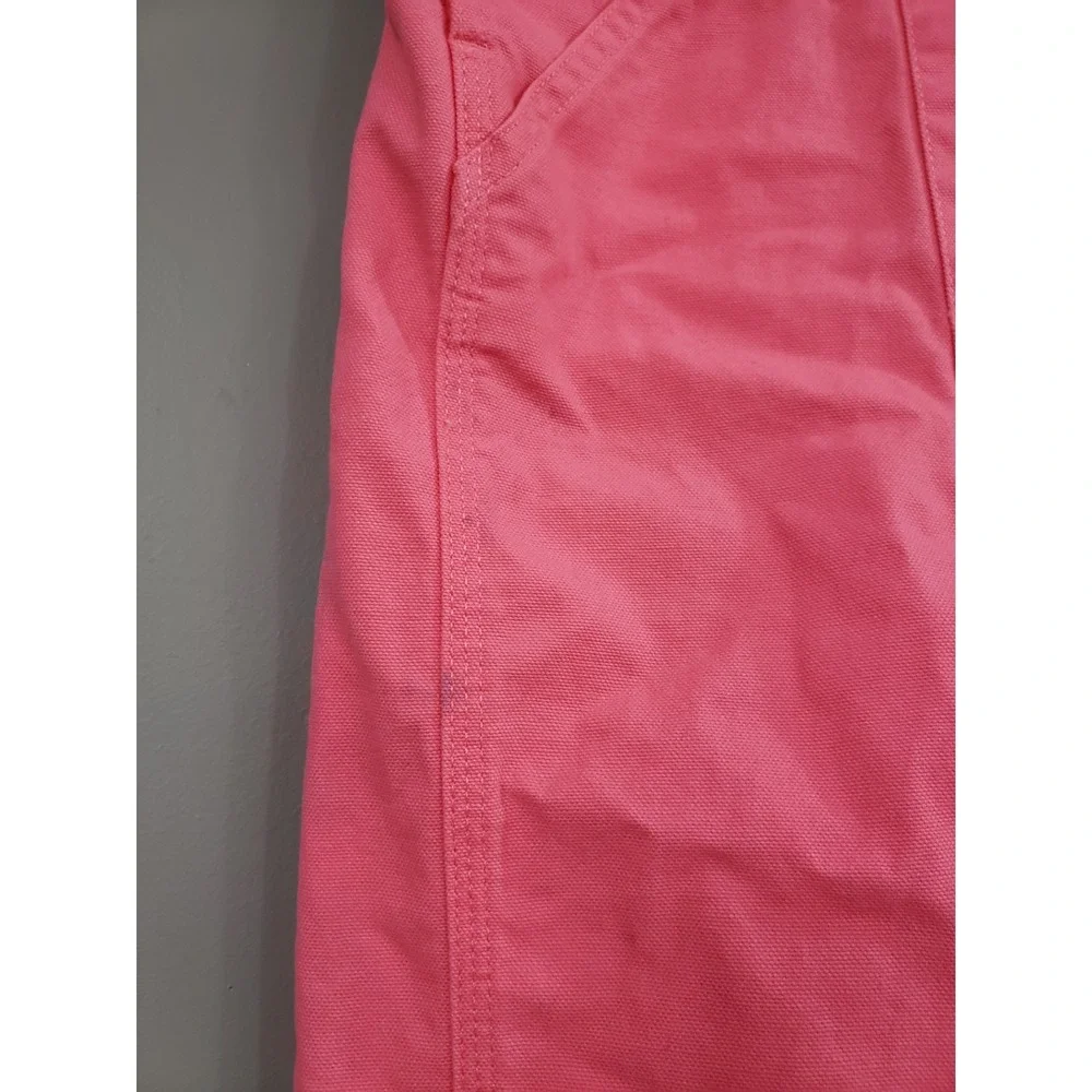 Carhartt‎ Baby Girl Pink Overalls 18 Months Snap Bottom Toddler